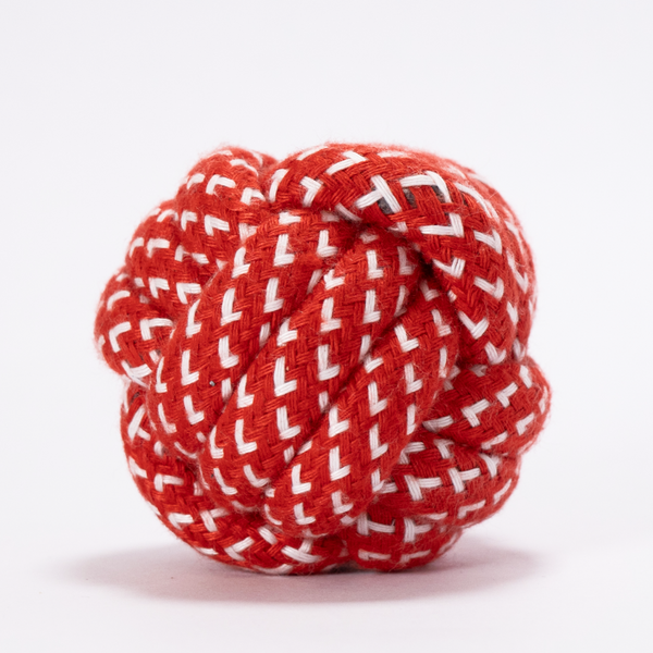 Pet Vogue Bouncy Rubber Ball & Skatrs Rope Ball Chew Toy Dog Combo