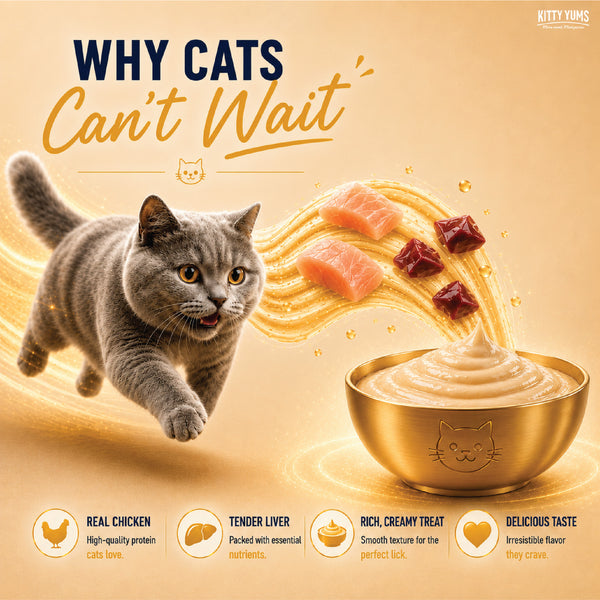 Kitty Yums Lickable Salmon & Skipjack Creamy Cat Treat