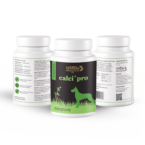 Venttura Calci Pro Plus Chewable Calcium Supplement Tablets for Dogs