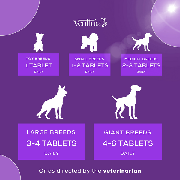 Venttura Omega 3 Plus Syrup with Fur Plus Chewable Skin & Coat Supplement for Dogs