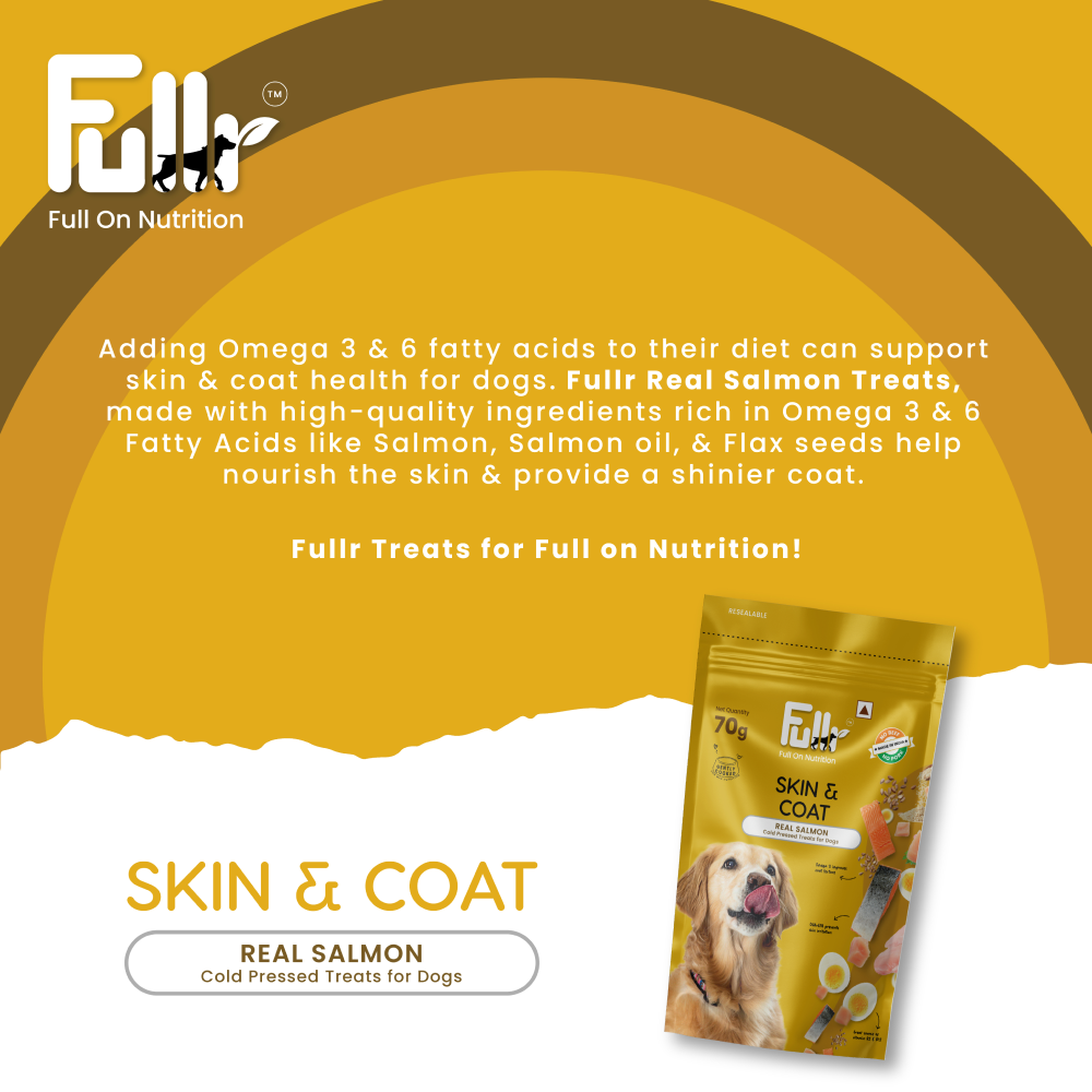 Fullr Skin and Coat Cold Pressed Dog Treats Supertails