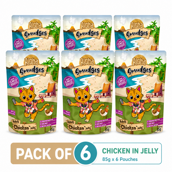 Aloha Smudges Chicken in Jelly Adult Cat Wet Food