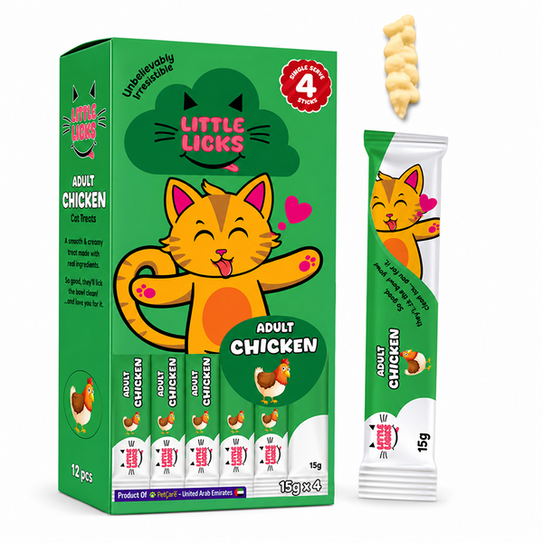 Smudges Little Licks Chicken Creamy Bisque Adult Cat Treats