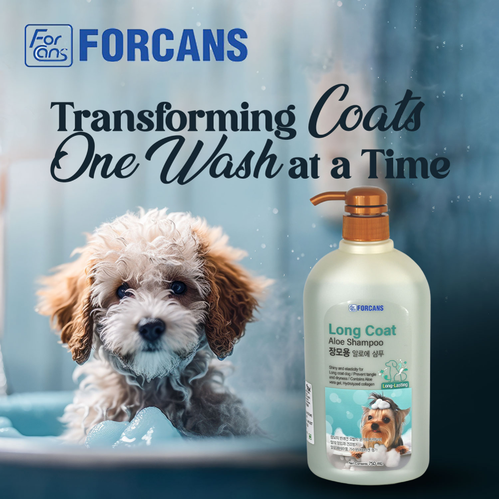 Forbis/Forcans Long Coat Aloe Shampoo for Dogs