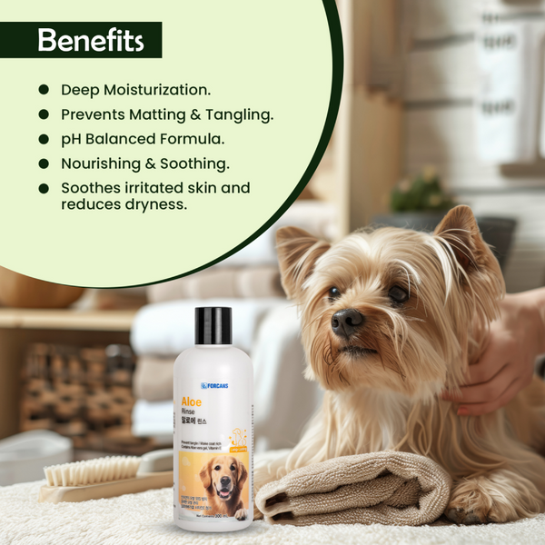 Forcans Aloe Rinse Conditioner for Dogs