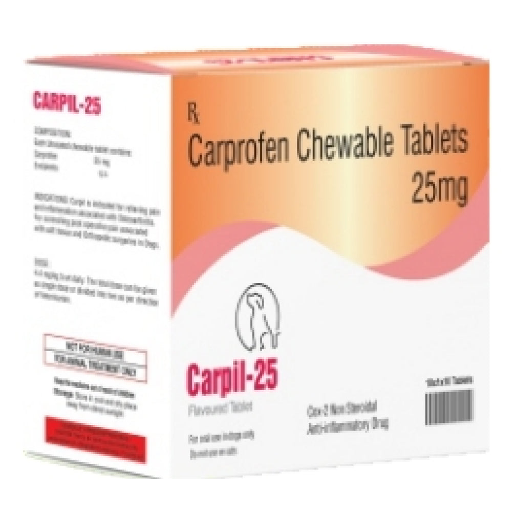 Sihil Carpil 25mg Tablets (Carprofen) for Dogs | Supertails