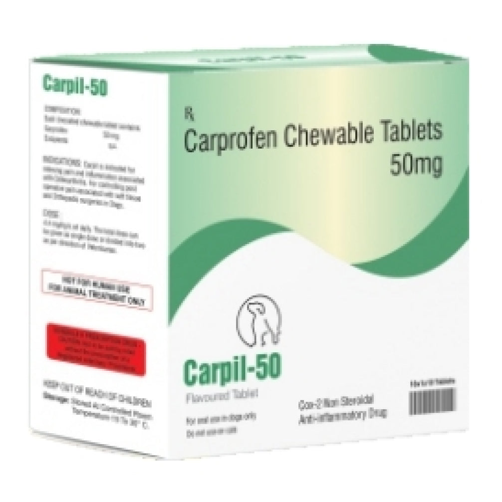 Sihil Carpil 50mg Tablets (Carprofen) for Dogs | Supertails