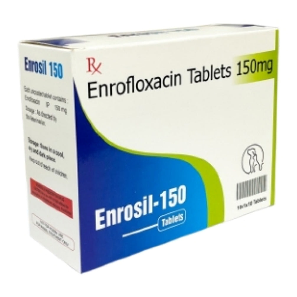 Sihil Enrosil 150mg Tablets (Enrofloxacin) for Dogs and Cats | Supertails