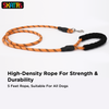 Skatrs Reflective Nylon Rope Leash for Dogs (Orange) Both-Collar, Leashes, harnesses Skatrs