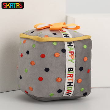 Skatrs Birthday Gift Plush Toy for Dogs