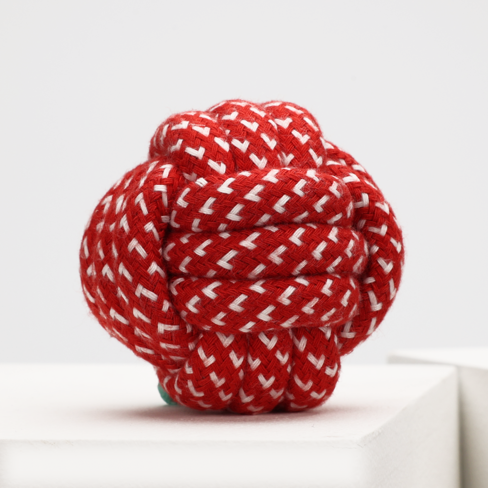Skatrs Tennis Ball for Dogs and Ball Shaped Rope Chew Toy for Cats & Dogs Combo Both-Toys Skatrs