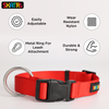 Skatrs Nylon Collar for Dogs and Cats (Red)