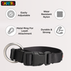 Skatrs Nylon Collar for Dogs and Cats (Black)