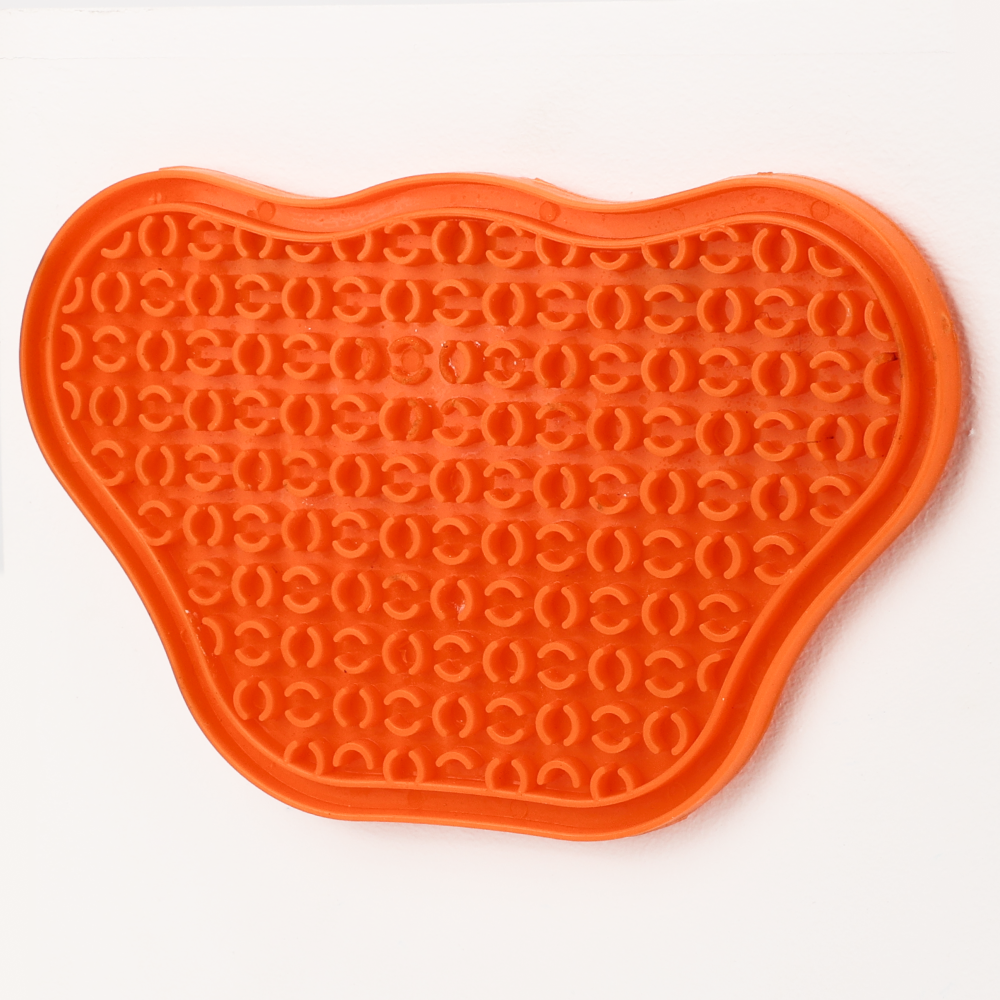 Skatrs Licky Mat for Dogs and Cat (Orange)