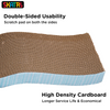 Skatrs Purrfect Wave Cat Scratcher with 2g Premium Catnip Free