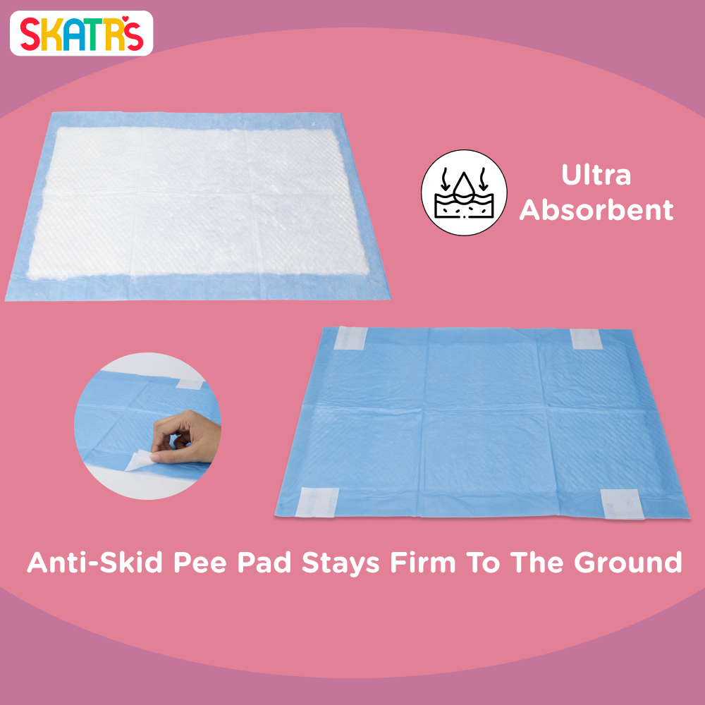 Skatrs Training Pee Pads for Dogs and Cats (45x60cm) Both-Health & Wellness Skatrs