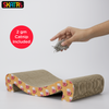 Skatrs Scratch to Purrfection Cat Scratcher with 2g Premium Catnip Free