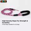 Skatrs Reflective Nylon Rope Leash for Dogs (Pink) Both-Collar, Leashes, harnesses Skatrs