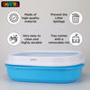 Scoopy Quick Clumping Lavender Scented Litter with Skatrs Litter Tray and Poop Bag for Cats Exclusive Combo Exclusive Combo