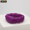 Skatrs Rubber Twisted Ring Toy for Dogs (Purple) Dogs-Toys Skatrs