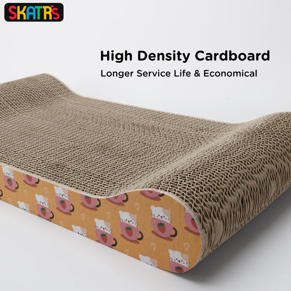 Skatrs Claw and Order Cat Scratcher with 2g Premium Catnip Free