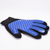 Skatrs Mess Free Deshedding Grooming Gloves for Dogs and Cats (Blue) Both-Grooming Supplies Skatrs Pack of 1