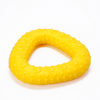 Skatrs Rubber Triangular Ring toy for Dogs and Cat (Yellow) Both-Toys Skatrs 10.6 cm