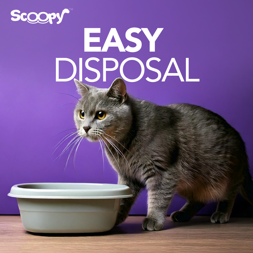 Scoopy Quick Clumping Lavender Scented Cat Litter|100% Natural