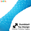 Skatrs Latex Dumbell Toy for Dogs (Blue) Dogs-Toys Skatrs