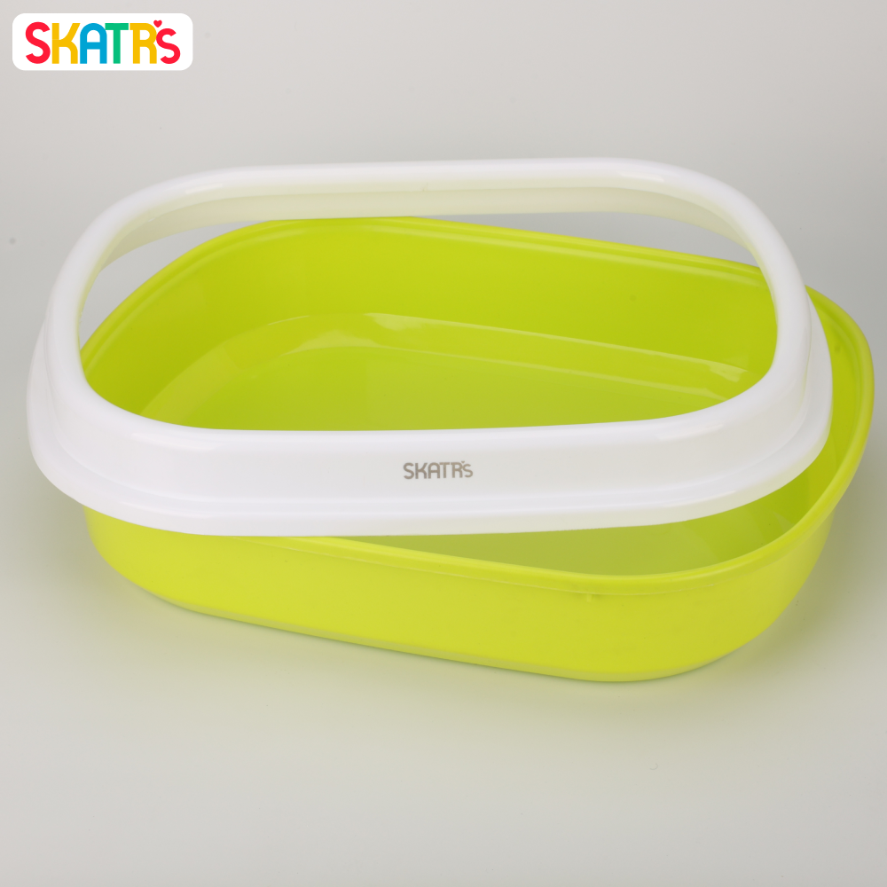 Skatrs Litter Tray for Cats (Green) Litter Supplies Skatrs