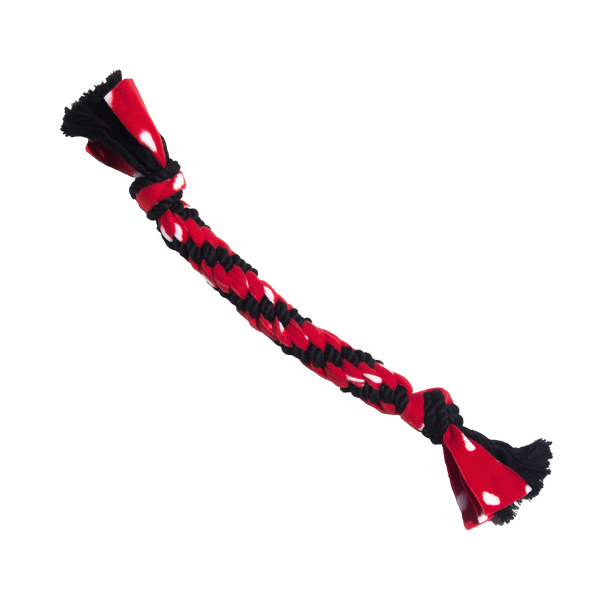 Kong Signature Rope Dual Knot Toy for Dogs (Red & Black)
