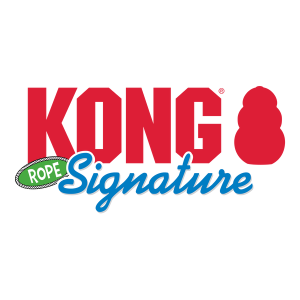 Kong Signature Rope Mega Dual Knot Toy for Dogs (Red & Black)
