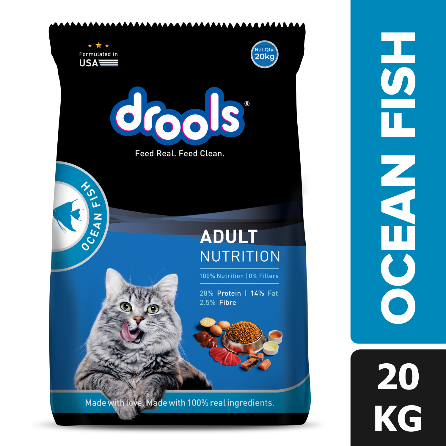 Drools Ocean Fish Adult Cat Dry Food