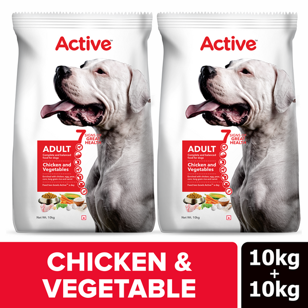 Active Chicken and Vegetables Adult Dog Dry Food