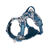 Truelove Floral No Pull Cordura Fabric Harness for Dogs (Saxony Blue) Dogs-Collar, Leashes, harnesses True Love XS