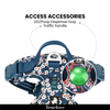 Truelove Floral No Pull Cordura Fabric Harness for Dogs (Saxony Blue) Dogs-Collar, Leashes, harnesses True Love