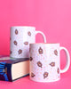 Furry Tales Sprinkles Hearts Fish Ceramic Coffee Mug (White) Pet Parent-Home & Garden Furry Tales Dropship
