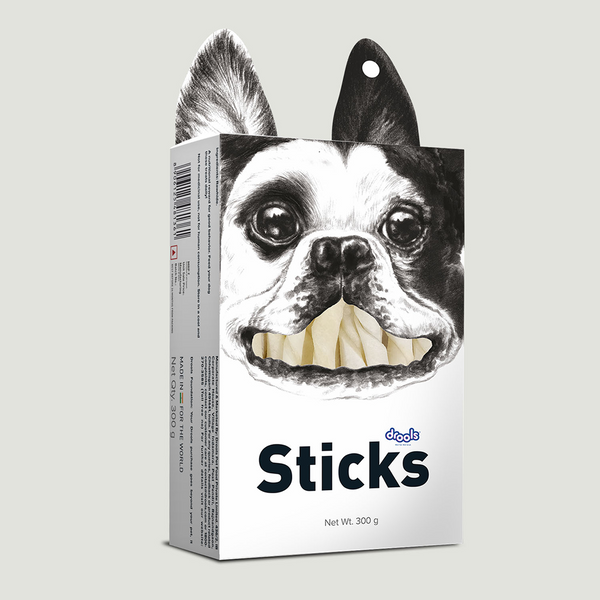 Drools Rawhide Chicken Liver Sticks Dog treats