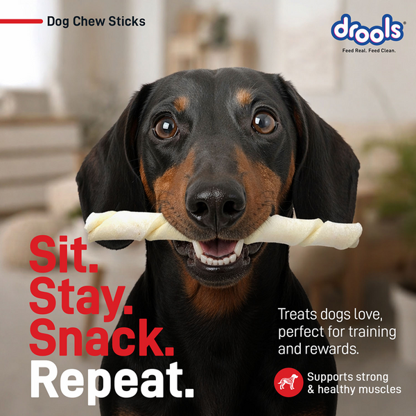 Drools Rawhide Chicken Liver Sticks Dog treats