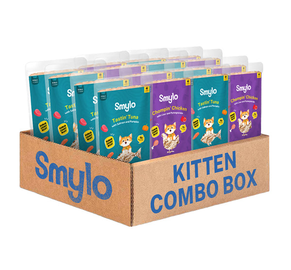Smylo Kitten Variety Combo, Tuna & Chicken, Fresh & No-Preservative Wet Cat Food