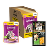 Whiskas Chicken in Gravy Meal Kitten Cat Wet Food Cats-Wet Food Whiskas 112x80g+48g Treat Free