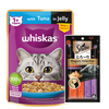 Whiskas Tuna in Jelly Meal Adult Cat Wet Food Cats-Wet Food Whiskas 112x80g+48g(Treat Free)