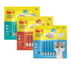 Me O Creamy Chicken & Liver, Crab, Bonito Cat Treat Combo Cats-Treats & Others Me O 3x300g (60pcs)