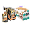 Sheba Chicken With Tuna In Gravy and Fish with Dry Bonito Flake Premium Cat Wet Food Combo Cats-Wet Food Sheba 14x70g + 12x35g
