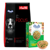 Drools Focus Super Premium Puppy Dog Dry Food | Corn & Wheat Free Formula Dogs- Dry Food Drools Focus 13kg+150g(Fresh Food Free)