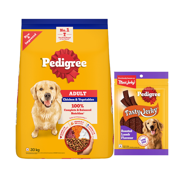 Pedigree Chicken and Vegetables Adult Dog Dry Food