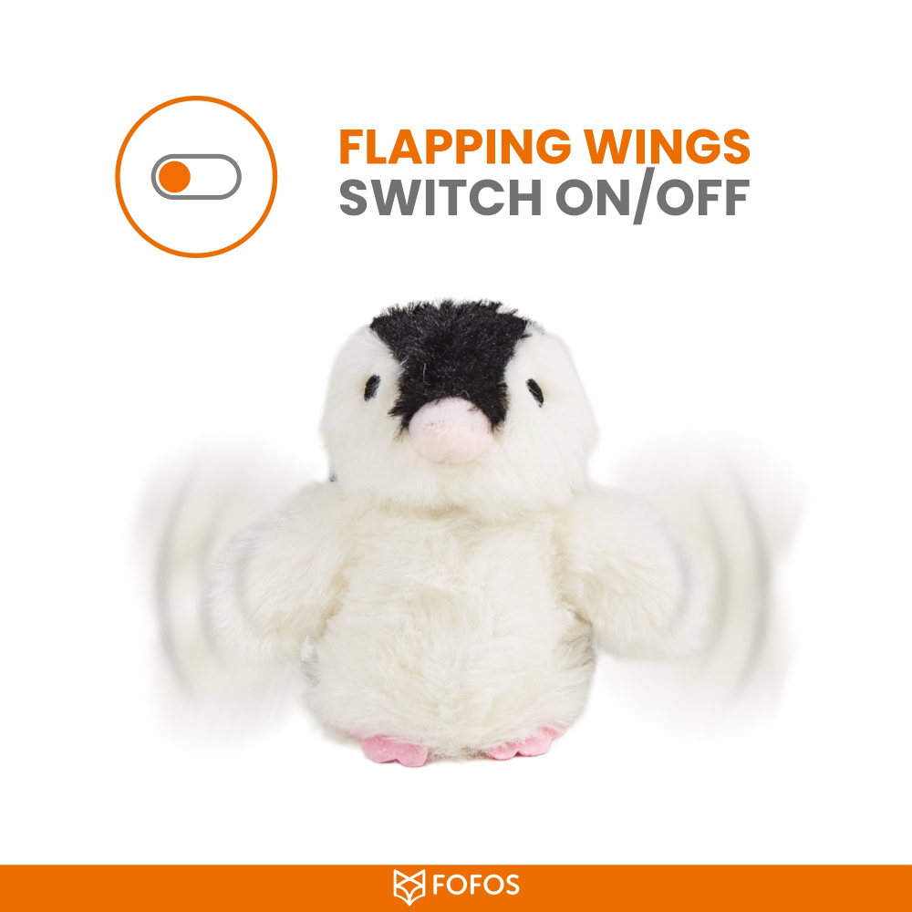 Barkbutler x Fofos Swinging Penguin Interactive Toy for Cats (White/Black) Cats-Toys Barkbutler