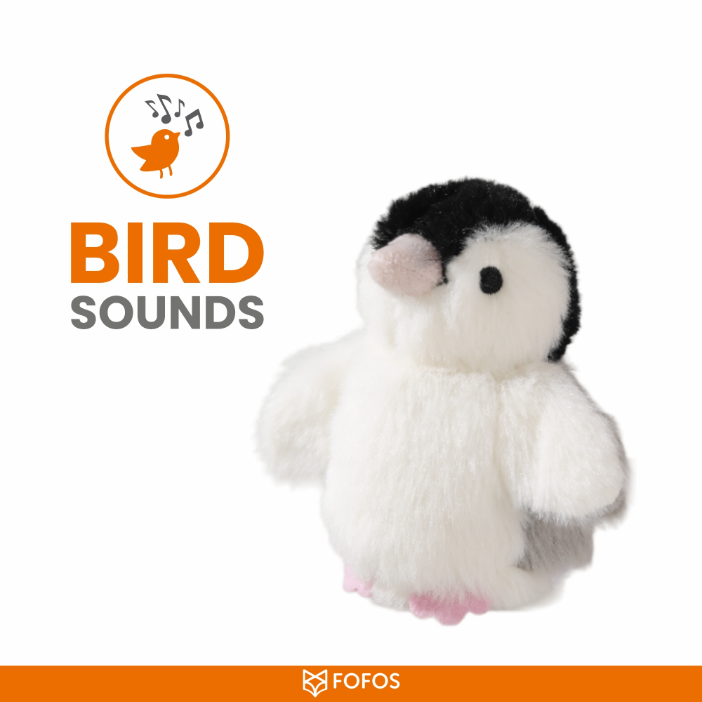 Barkbutler x Fofos Swinging Penguin Interactive Toy for Cats (White/Black) Cats-Toys Barkbutler