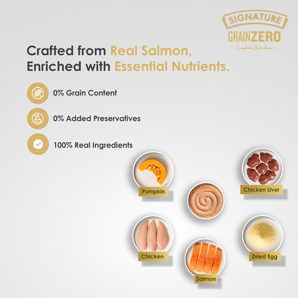 Signature Grain Zero Salmon Mousse Adult Cat Wet Food