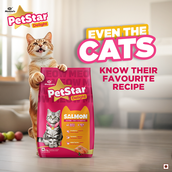 Mankind PetStar Salmon Kitten Cat Dry Food